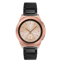   Samsung Galaxy Watch 42mm Pótszíj Fémszíj Óraszíj - Fekete