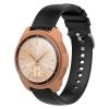 Samsung Galaxy Watch 42mm Szilikon Tok - Keretvédelemmel Arany