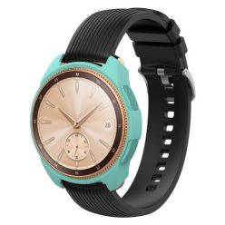   Samsung Galaxy Watch 42mm Szilikon Tok - Keretvédelemmel Cián