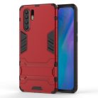 Huawei P30 Pro Tok Ütésálló - Kitámasztható TPU Hybrid Piros