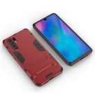 Huawei P30 Pro Tok Ütésálló - Kitámasztható TPU Hybrid Piros