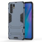 Huawei P30 Pro Tok Ütésálló - Kitámasztható TPU Hybrid Sötétkék