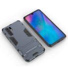 Huawei P30 Pro Tok Ütésálló - Kitámasztható TPU Hybrid Sötétkék