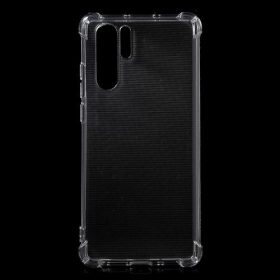   Huawei P30 Pro Ütésálló Szilikon Tok Shock TPU GEL Series Áttetsző