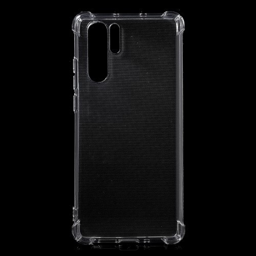 Huawei P30 Pro Ütésálló Szilikon Tok Shock TPU GEL Series Áttetsző