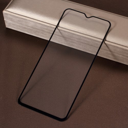 Samsung Galaxy A50 / A30 Kijelzővédő Üveg - Tempered Glass -FULL 3D- Fekete