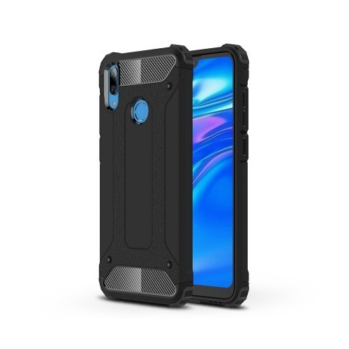Huawei Y7 (2019) Ütésálló Armor Tok Guard Series 2in1 Fekete
