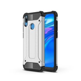   Huawei Y7 (2019) Ütésálló Armor Tok Guard Series 2in1 Ezüst