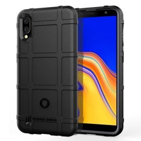   Samsung Galaxy A10 Ütésálló Tok Anti-Shock Series Rugged Shield -RMPACK- Fekete
