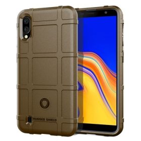   Samsung Galaxy A10 Ütésálló Tok Anti-Shock Series Rugged Shield -RMPACK- Barna