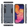 Samsung Galaxy A10 2in1 Tok Ütésálló - Kitámasztható TPU Hybrid Sötétkék