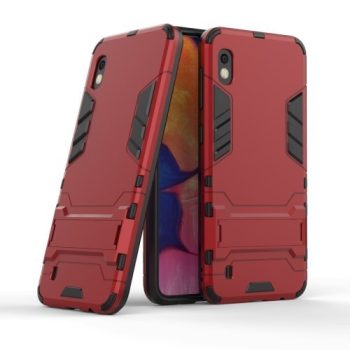 Samsung Galaxy A10 2in1 Tok Ütésálló - Kitámasztható TPU Hybrid Piros   Samsung Galaxy A10 2in1 Tok Ütésálló - Kitámasztható TPU Hybrid Piros