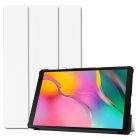 Samsung Galaxy TAB A 10.1 2019 T510 T515 Tok Tri-Fold Notesz Kitámasztható Fehér