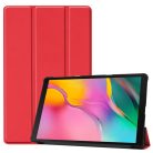 Samsung Galaxy TAB A 10.1 2019 T510 T515 Tok Tri-Fold Notesz Kitámasztható Piros