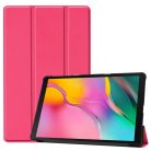 Samsung Galaxy TAB A 10.1 2019 T510 T515 Tok Tri-Fold Notesz Kitámasztható Pink