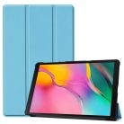 Samsung Galaxy TAB A 10.1 2019 T510 T515 Tok Tri-Fold Notesz Kitámasztható Világoskék