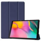 Samsung Galaxy TAB A 10.1 2019 T510 T515 Tok Tri-Fold Notesz Kitámasztható Sötétkék