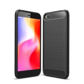   Xiaomi Redmi GO Szilikon tok Ütésálló kivitel Karbon Mintázattal Fekete