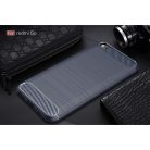 Xiaomi Redmi GO Szilikon Tok Ütésállókivitel Karbon Mintázattal Sötétkék