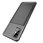 RMPACK Samsung Galaxy A51 Tok Szilikon TPU Ütésálló New Carbon Fekete