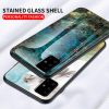RMPACK Samsung Galaxy A51 Tok Fashion Ütésálló Márvány Mintás + Tempered Glass Hátlapi Üveg A06