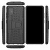 RMPACK Samsung Galaxy A51 Ütésálló Tok Kitámasztható 2in1 Hybrid Fekete