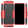 RMPACK Samsung Galaxy A51 Ütésálló Tok Kitámasztható 2in1 Hybrid Piros