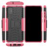 RMPACK Samsung Galaxy A51 Ütésálló Tok Kitámasztható 2in1 Hybrid Pink