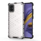 RMPACK Samsung Galaxy A51 Shock-Proof Szilikon Tok Ütésálló Kivitel Honeycomb Style Fehér