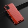 RMPACK Samsung Galaxy A51 Shock-Proof Szilikon Tok Ütésálló Kivitel Honeycomb Style Piros