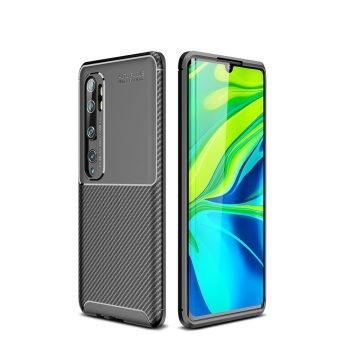 RMPACK Xiaomi Mi Note 10 / Mi Note 10 Pro Tok Szilikon TPU Carbon Fiber - Karbon Minta Fekete   RMPACK Xiaomi Mi Note 10 / Mi Note 10 Pro Tok Szilikon TPU Carbon Fiber - Karbon Minta Fekete