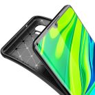 RMPACK Xiaomi Mi Note 10 / Mi Note 10 Pro Tok Szilikon TPU Carbon Fiber - Karbon Minta Fekete