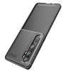 RMPACK Xiaomi Mi Note 10 / Mi Note 10 Pro Tok Szilikon TPU Carbon Fiber - Karbon Minta Fekete