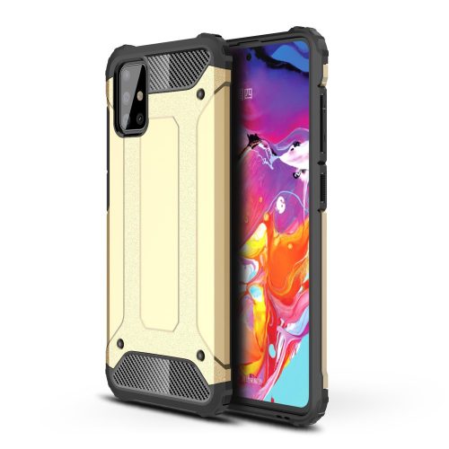 RMPACK Samsung Galaxy A71 Ütésálló Armor Tok Guard Series 2in1 Arany