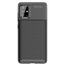RMPACK Samsung Galaxy A71 Tok Szilikon TPU Carbon Fiber - Karbon Minta Fekete