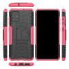 RMPACK Samsung Galaxy A71 Ütésálló Tok Kitámasztható 2in1 Hybrid Pink