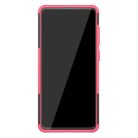 RMPACK Samsung Galaxy A71 Ütésálló Tok Kitámasztható 2in1 Hybrid Pink