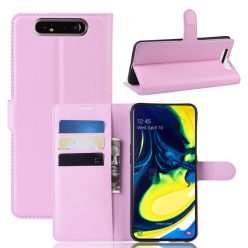   RMPACK Samsung Galaxy A80 Notesz Tok Business Series Kitámasztható Bankkártyatartóval Rózsaszín
