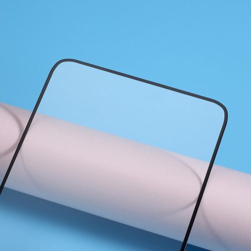 Samsung Galaxy A80 Kijelzővédő Üveg - Tempered Glass -FULL 3D- Fekete