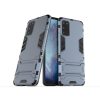 RMPACK Samsung Galaxy S20 Védőtok 2in1 Tok Ütésálló - Kitámasztható TPU Hybrid Sötétkék