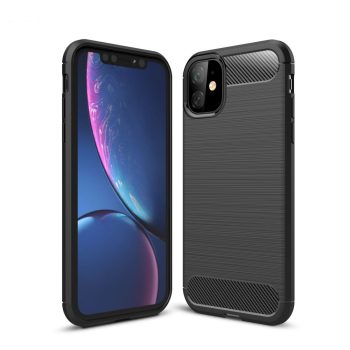 RMPACK iPhone 11 Szilikon Tok Karbon Mintás TPU Fekete RMPACK iPhone 11 Szilikon Tok Karbon Mintás TPU Fekete
