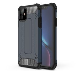   RMPACK iPhone 11 Ütésálló Tok TPU 2in1 Hybrid Sötétkék