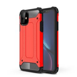 RMPACK iPhone 11 Ütésálló Tok TPU 2in1 Hybrid Piros