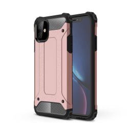   RMPACK iPhone 11 Ütésálló Tok TPU 2in1 Hybrid Rózsaarany
