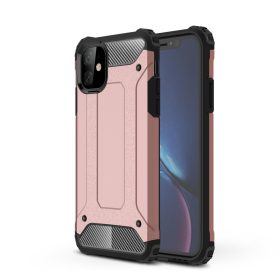   RMPACK iPhone 11 Ütésálló Tok TPU 2in1 Hybrid Rózsaarany