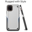 RMPACK iPhone 11 Tok Rugged Armor Ütésálló 2in1 Hybrid Plastic Ezüst