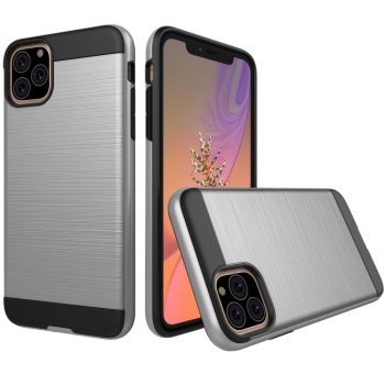 RMPACK iPhone 11 Ütésálló Tok Szálcsiszoltkivitel Világosszürke   RMPACK iPhone 11 Ütésálló Tok Szálcsiszoltkivitel Világosszürke