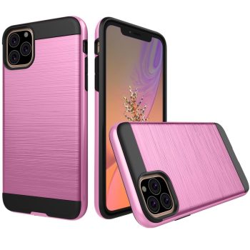 RMPACK iPhone 11 Ütésálló Tok Szálcsiszoltkivitel Rózsaszín   RMPACK iPhone 11 Ütésálló Tok Szálcsiszoltkivitel Rózsaszín