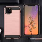 RMPACK iPhone 11 Ütésálló Tok Szálcsiszoltkivitel Rózsaarany