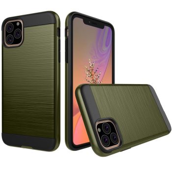 RMPACK iPhone 11 Ütésálló Tok Szálcsiszoltkivitel KatonaZöld   RMPACK iPhone 11 Ütésálló Tok Szálcsiszoltkivitel KatonaZöld